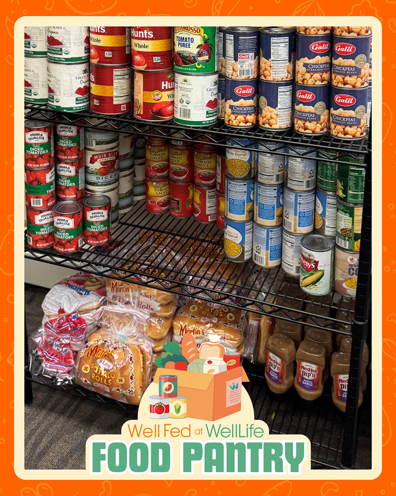 Well Fed at WellLife Food Pantry poster